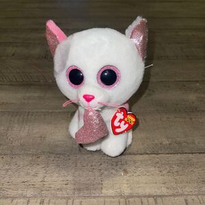 Ty Beanie Boos - MILENA the Valentines Day Cat (6 inch) Plush Toy 2023 NEW